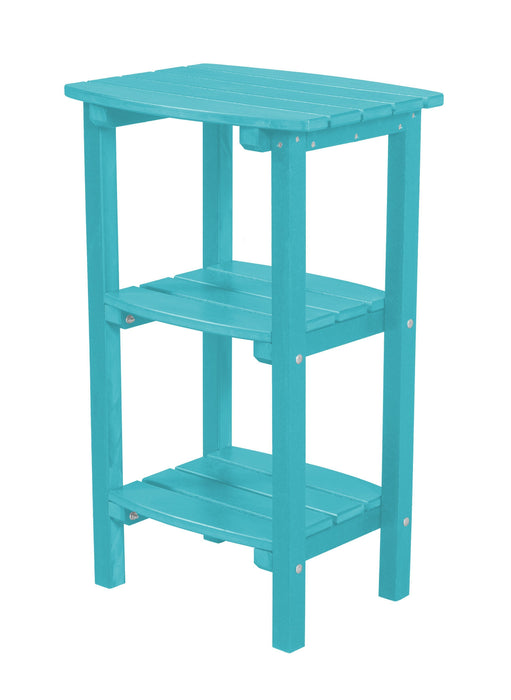 Wildridge Wildridge Classic Recycled Plastic 3 Shelf Side Table Aruba Blue Side Table LCC-221-AB