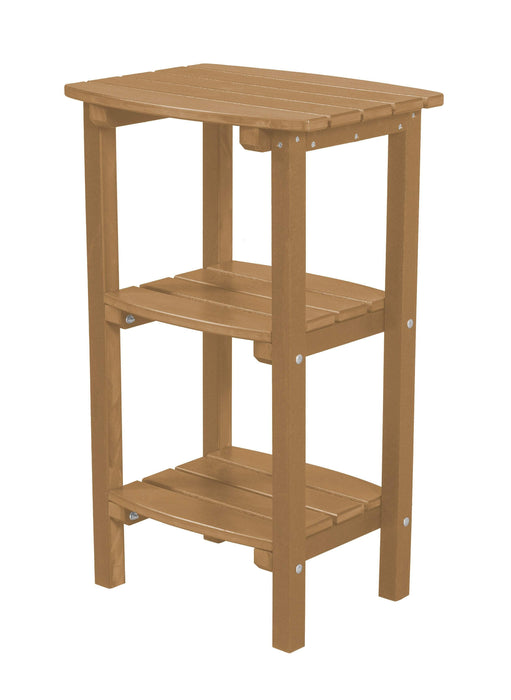 Wildridge Wildridge Classic Recycled Plastic 3 Shelf Side Table Cedar Side Table LCC-221-CE