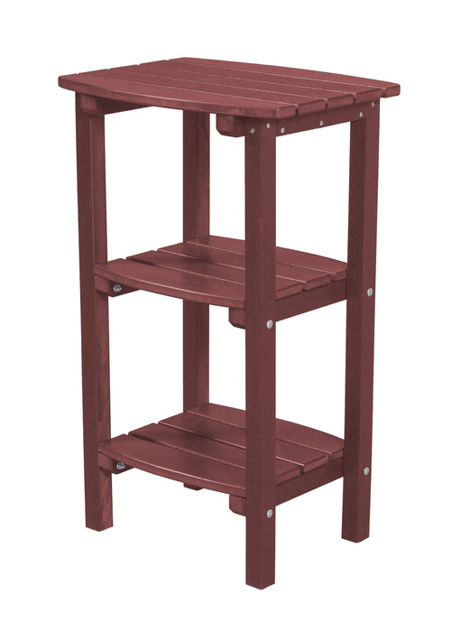 Wildridge Wildridge Classic Recycled Plastic 3 Shelf Side Table Cherry Side Table LCC-221-C