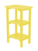 Wildridge Wildridge Classic Recycled Plastic 3 Shelf Side Table Lemon Yellow Side Table LCC-221-LY