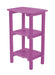 Wildridge Wildridge Classic Recycled Plastic 3 Shelf Side Table Purple Side Table LCC-221-PU