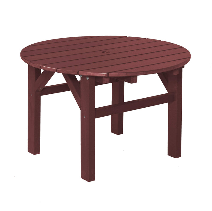 Wildridge Wildridge Classic Recycled Plastic 33inch Occasional Table Cherry Outdoor Table LCC-220-c