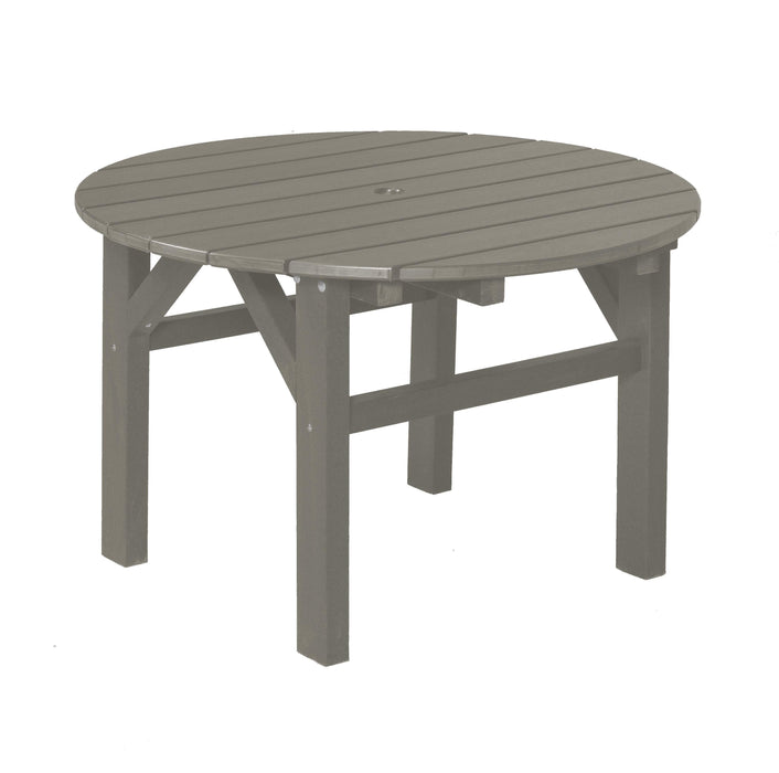 Wildridge Wildridge Classic Recycled Plastic 33inch Occasional Table Light Gray Outdoor Table LCC-220-LG