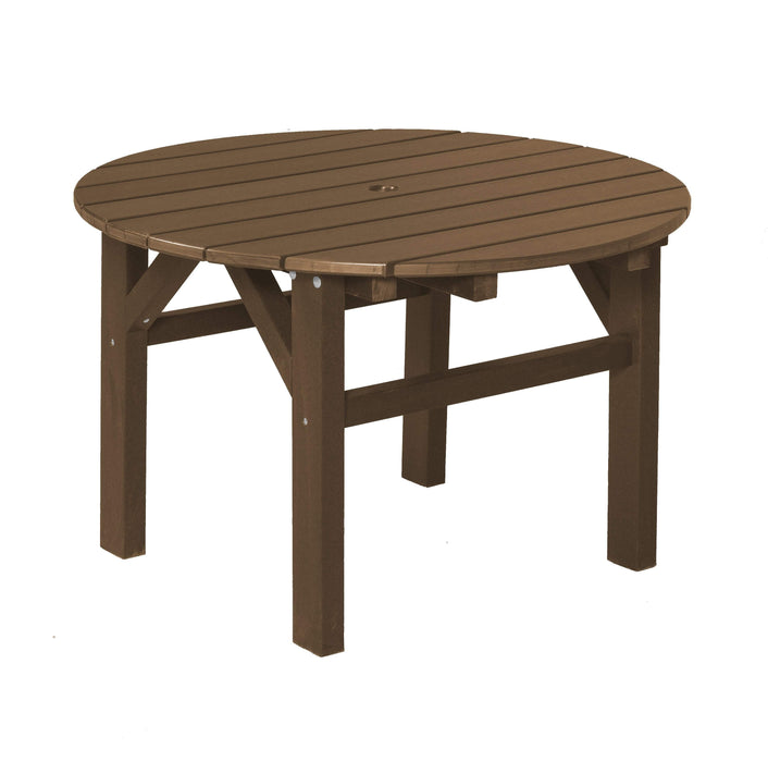 Wildridge Wildridge Classic Recycled Plastic 33inch Occasional Table Tudor Brown Outdoor Table LCC-220-TB