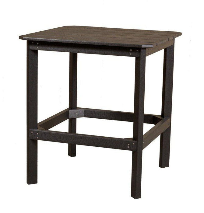 Wildridge Wildridge Classic Recycled Plastic 38" High Dining Table Black Outdoor Table LCC-289-B