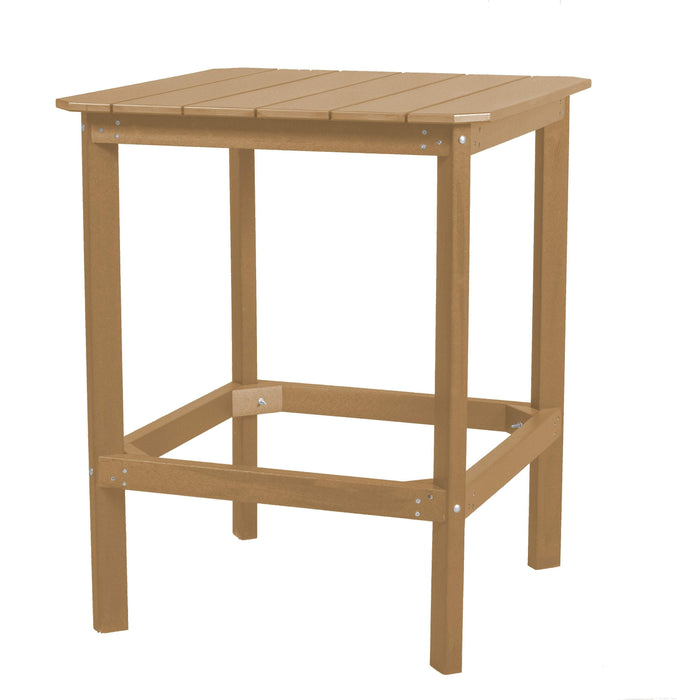 Wildridge Wildridge Classic Recycled Plastic 42" High Dining Table Cedar Outdoor Table LCC-287-CE