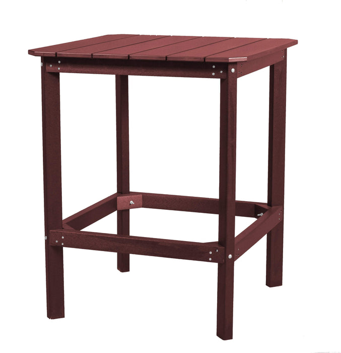 Wildridge Wildridge Classic Recycled Plastic 42" High Dining Table Cherry Outdoor Table LCC-287-C