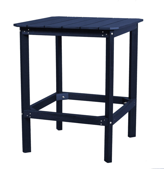 Wildridge Wildridge Classic Recycled Plastic 42" High Dining Table Patriot Blue Outdoor Table LCC-287-PAB