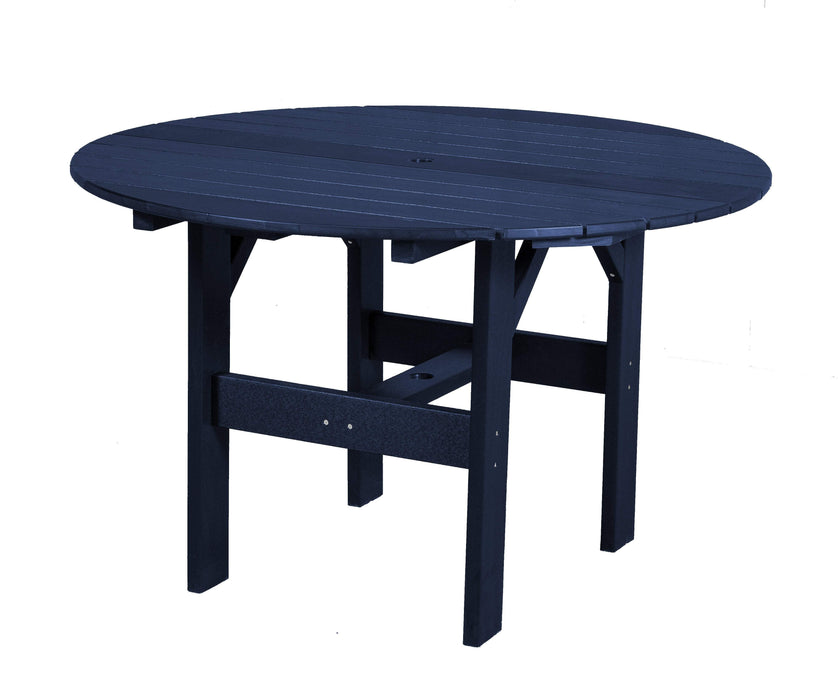 Wildridge Wildridge Classic Recycled Plastic 46" Round Outdoor Table Patriot Blue Outdoor Table LCC-279-POB