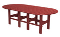 Wildridge Wildridge Classic Recycled Plastic 7 Piece Dining Set Cardinal Red Dining Sets LCC-292-CR