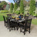 Wildridge Wildridge Classic Recycled Plastic 7 Piece Dining Set Dining Sets