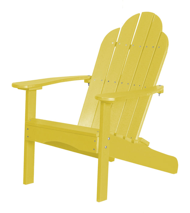 Wildridge Wildridge Classic Recycled Plastic Adirondack Chair Lemon Yellow Outdoor Chair LCC-214-LY