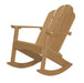 Wildridge Wildridge Classic Recycled Plastic Adirondack Rocker Cedar Rocking Chair LCC-215-CE