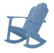 Wildridge Wildridge Classic Recycled Plastic Adirondack Rocker Powder Blue Rocking Chair LCC-215-POB