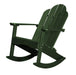 Wildridge Wildridge Classic Recycled Plastic Adirondack Rocker Turf Green Rocking Chair LCC-215-TG