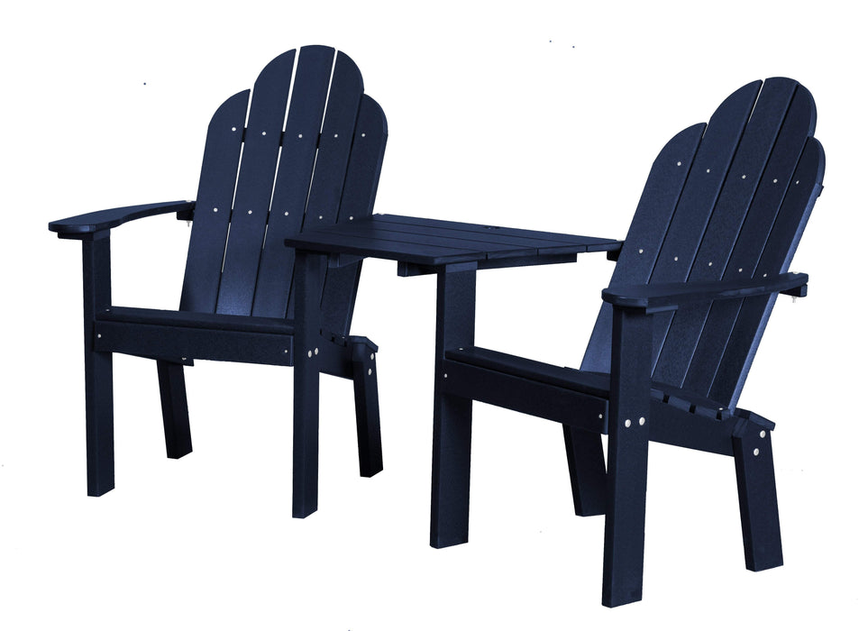 Wildridge Wildridge Classic Recycled Plastic Deck Chair Tete-a-Tete Patriot Blue Chair LCC-229-PAB