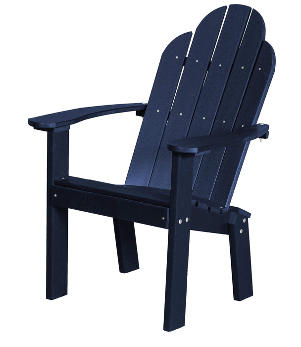 Wildridge Wildridge Classic Recycled Plastic Dining/Deck Chair Patriot Blue Adirondack Deck Chair LCC-252-PAB