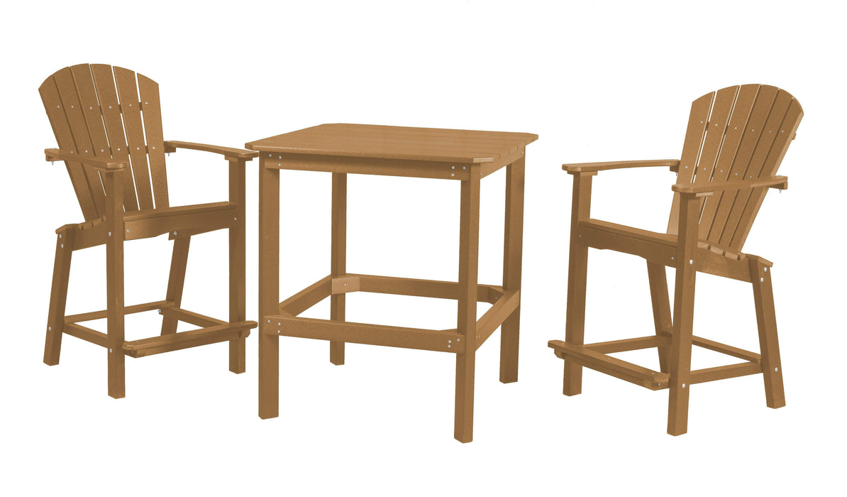 Wildridge Wildridge Classic Recycled Plastic High Dining Set Cedar Dining Sets LCC-288-CE