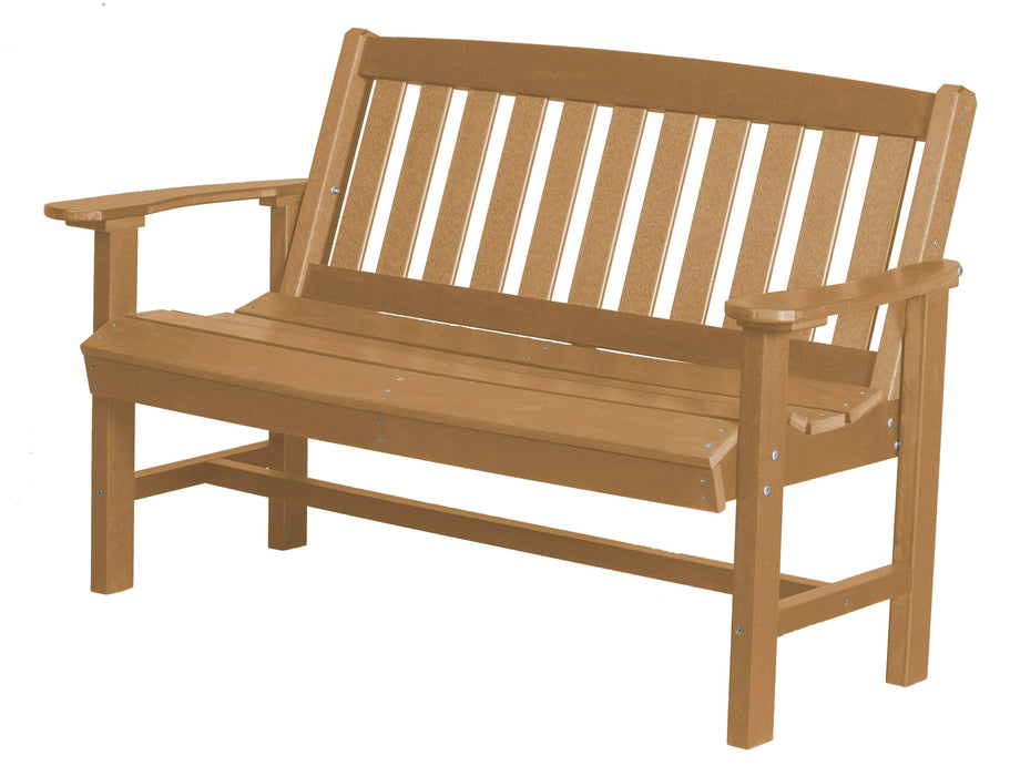 Wildridge Wildridge Classic Recycled Plastic Mission Bench Cedar Outdoor Bench LCC-225-CE