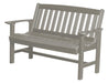 Wildridge Wildridge Classic Recycled Plastic Mission Bench Light Gray Outdoor Bench LCC-225-LG