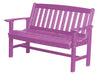 Wildridge Wildridge Classic Recycled Plastic Mission Bench Purple Outdoor Bench LCC-225-PU