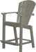 Wildridge Wildridge Classic Recycled Plastic Outdoor 30 High Dining Chair Light Gray Dining Chair LCC-250-LIG