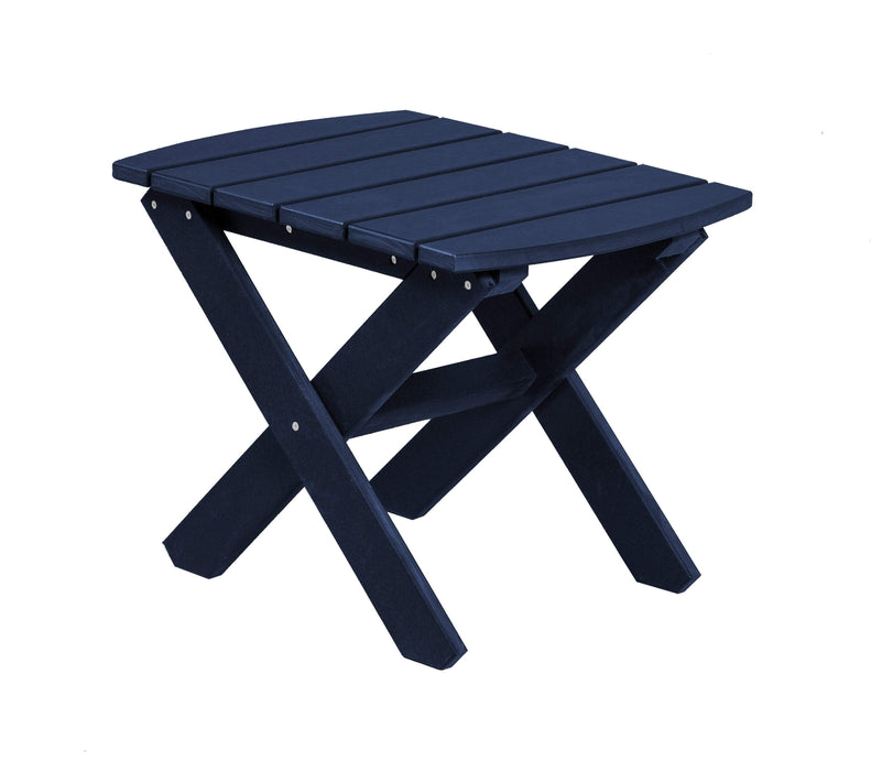 Wildridge Wildridge Classic Recycled Plastic Rectangular Side Table Patriot Blue Side Table LCC-228-PAB