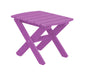 Wildridge Wildridge Classic Recycled Plastic Rectangular Side Table Purple Side Table LCC-228-PU