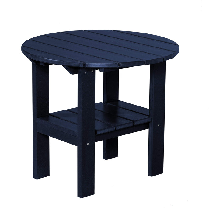 Wildridge Wildridge Classic Recycled Plastic Round Side Table Patriot Blue Side Table LCC-223-PAB