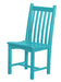 Wildridge Wildridge Classic Recycled Plastic Side Chair Aruba Blue Chair LCC-253-AB