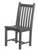 Wildridge Wildridge Classic Recycled Plastic Side Chair Dark Gray Chair LCC-253-DG