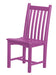 Wildridge Wildridge Classic Recycled Plastic Side Chair Purple Chair LCC-253-PU