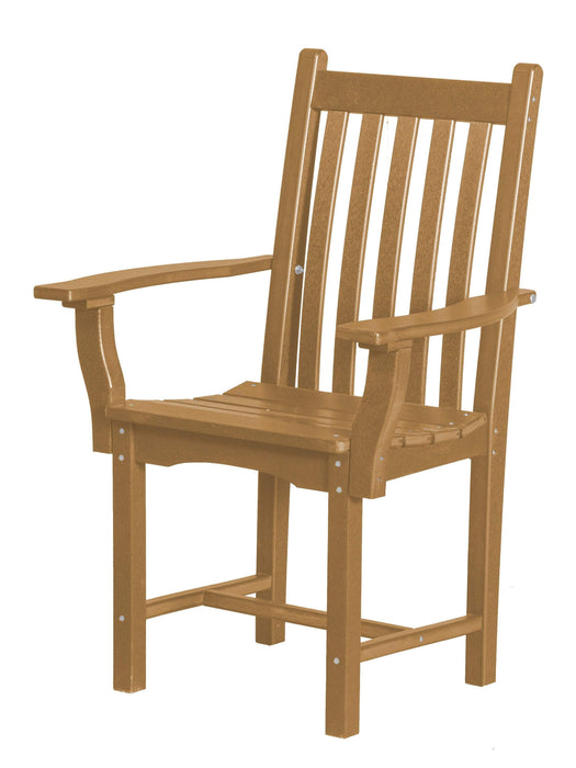 Wildridge Wildridge Classic Recycled Plastic Side Chair with Arms Cedar Chair LCC-254-CE