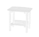 Wildridge Wildridge Classic Recycled Plastic Side Table White Side Table LCC-222-WH