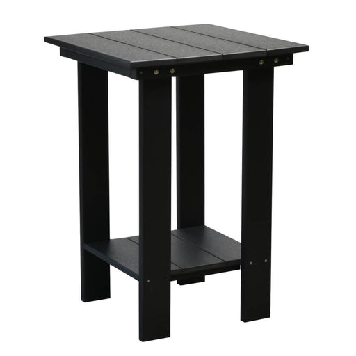 Wildridge Wildridge Outdoor Contemporary Balcony Table Weatherwood on Tudor Brown Balcony Table LCC-352-WWB