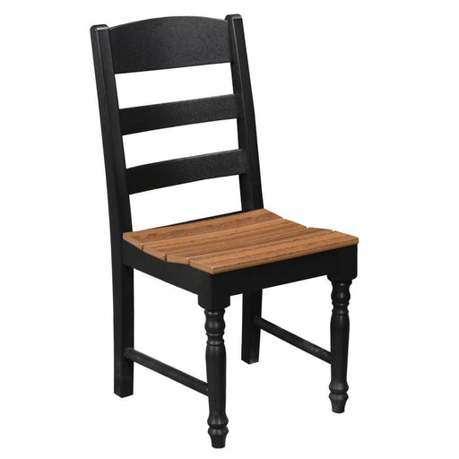 Wildridge Wildridge Outdoor Recycled Plastic Farm Dining Chair Weatherwood on Tudor Brown Dining Chair LCC-553-WWB