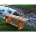 Wood Country Wood Country Cabbage Hill 5ft. Red Cedar Bench Unstained Outdoor Bench WCCHRCB