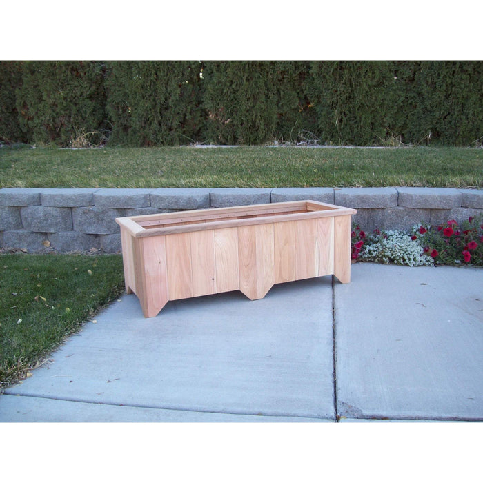 Wood Country Wood Country Cedar Planter Box #6 Unstained Planter Box WCCPB6