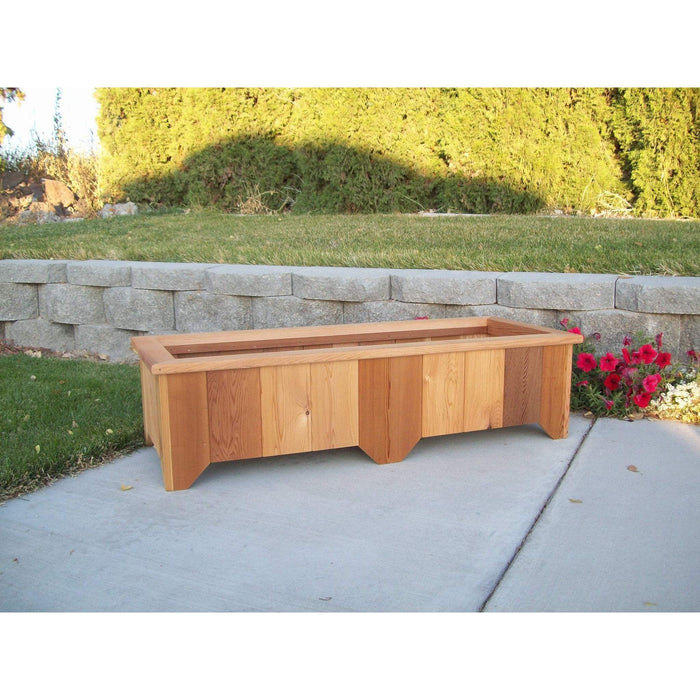 Wood Country Wood Country Cedar Planter Box #7 Cedar Stain + $5.00 Planter Box WCCPB7S