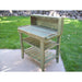 Wood Country Wood Country Deluxe Potting Bench Greenwash + $29.00 Potting Bench WCDPBGR